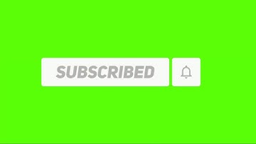 No-Copyright Green Screen Animated Subscribe button With Sound Effects / YT Expert
