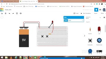 Switches in series with Tinkercad