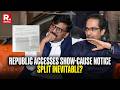 Republic Accesses Show-Cause Notice: UBT MPs Face Action As Big Split Brews