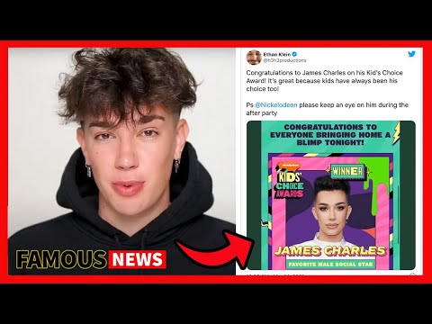 James Charles Wins Kids Choice Award Despite Allegations About Kids | Famous News
