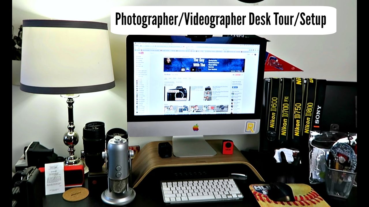 Photography/Video Editing Desk Tour (2016) YouTube