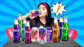 Probamos Las COCA COLAS DE SABORES!¿Cuál es mi favorita? | Conny Merlin