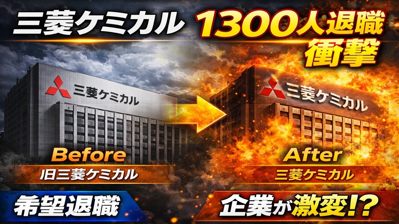 【衝撃】三菱ケミカルの希望退職、1300人の真相とは？