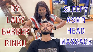 Sleepy ASMR Lady Barber Head Massage By Rinku (Shantanu)
