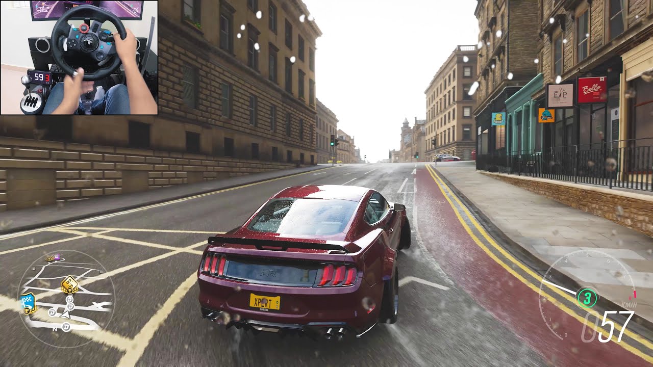 800+BHP Ford Mustang RTR Spec 5 - Forza Horizon 4 | Logitech g29 gameplay