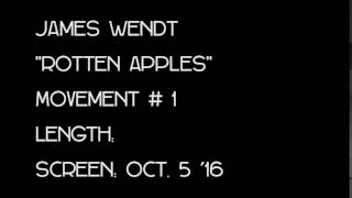 ROTTEN APPLES JAMES WENDT