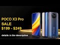 POCO X3 PRO $199 - $249 - AliExpress 11 Anniversary Sale (алиэкспресс промокод coupon promo code)