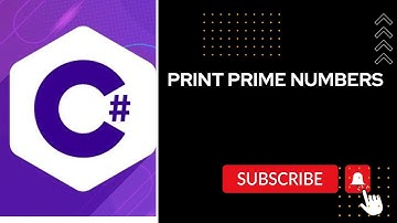 Easy Prime Number Printing In C#