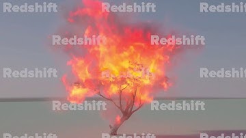#Redshift3d #houdini  pyro test