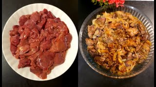 كبدة الدجاج أسرع وجبة غداء أو عشاء بأروع طعم وبدون أي زنخة chicken liver