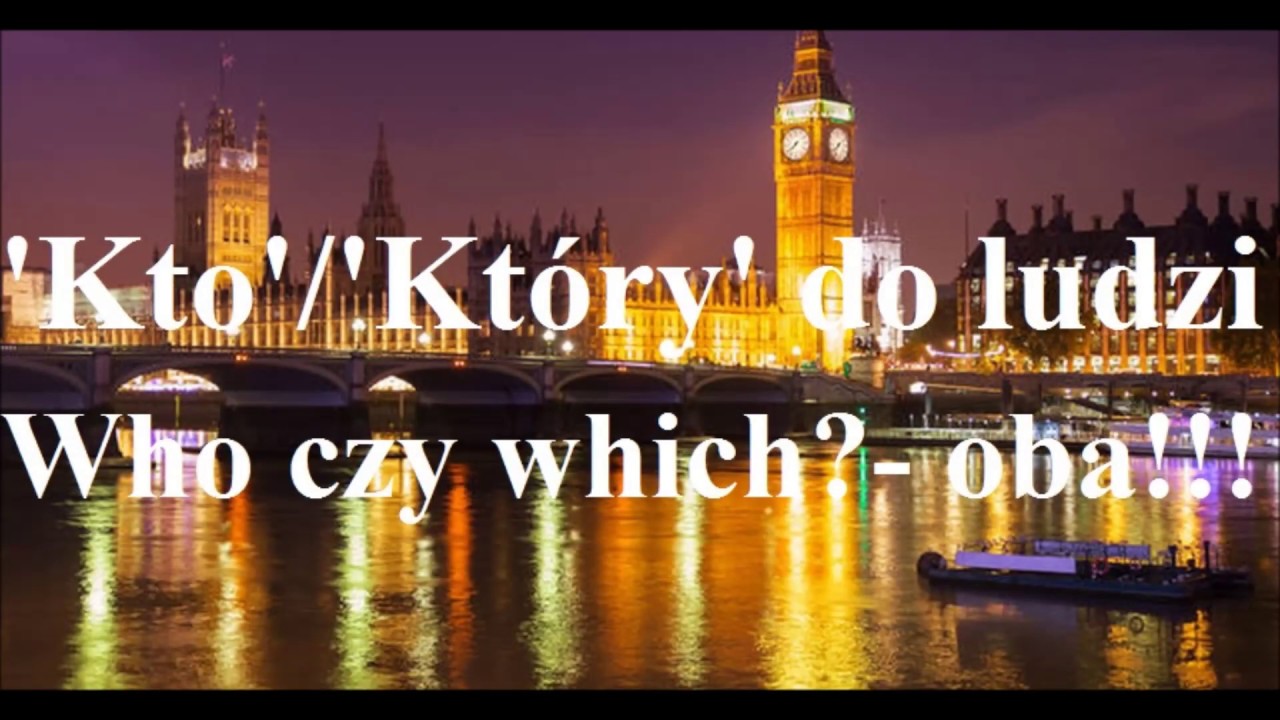 'which' do ludzi, nie tylko 'who' - jak rozróżniać? - j.angielski
