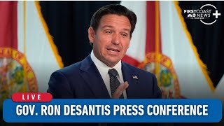 Live | Gov. DeSantis holds press conference in Tampa regarding Rays' future