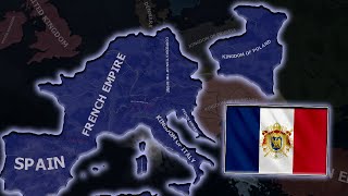 What if France Won The Napoleonic Wars - Hoi4 Timelapse
