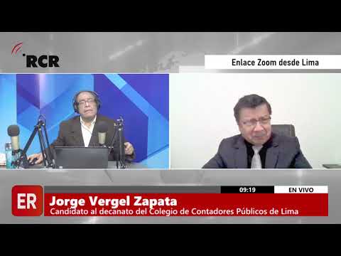 ENTREVISTA A JORGE VERGEL, CANDIDATO AL DECANATO DEL COLEGIO DE CONTADORES PÚBLICOS DE LIMA