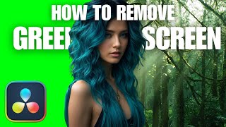 How to Remove a Green Screen in Davinci Resolve 18 screenshot 4