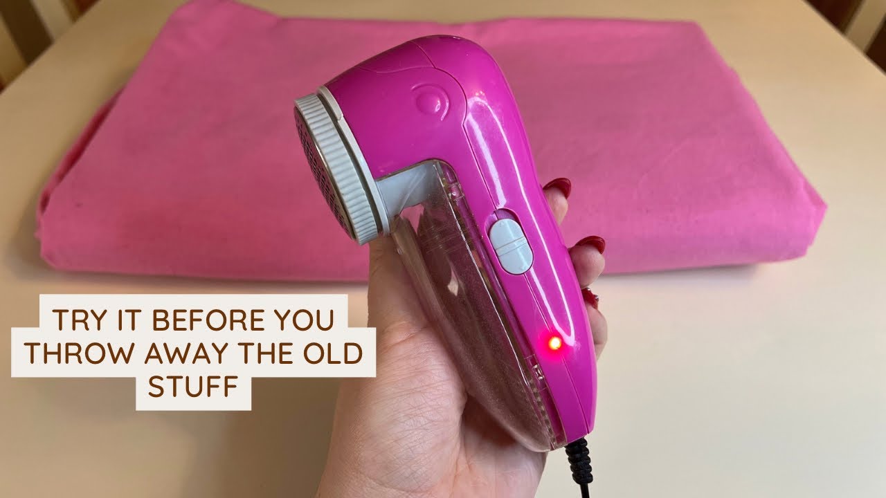 How I Use My Lint Remover For Home Supplies YouTube