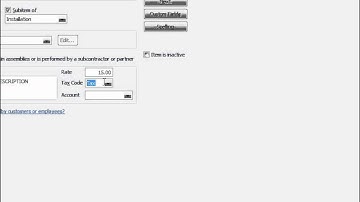 QuickBooks Training Videos: Create a Sub Item