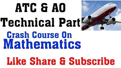 #AAI #ATC #AO ATC&AO: Complete course on Math, Differential equation . Part-1