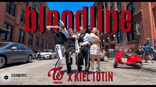 [KPOP IN PUBLIC NYC] TWICE X Kiel Tutin - Bloodline (Ariana Grande) Dance Cover