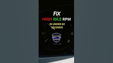 High Idle RPM - How to Fix? Watch This and Save Time and Money! #enginerepair #carmaintenance