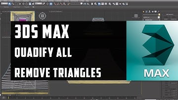 Remove Triangles - 3ds Max | Quadify All |