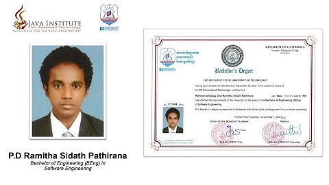 IIC University | (B Eng) in Software Engineering | Java Institute for Advanced Technology | ICBM