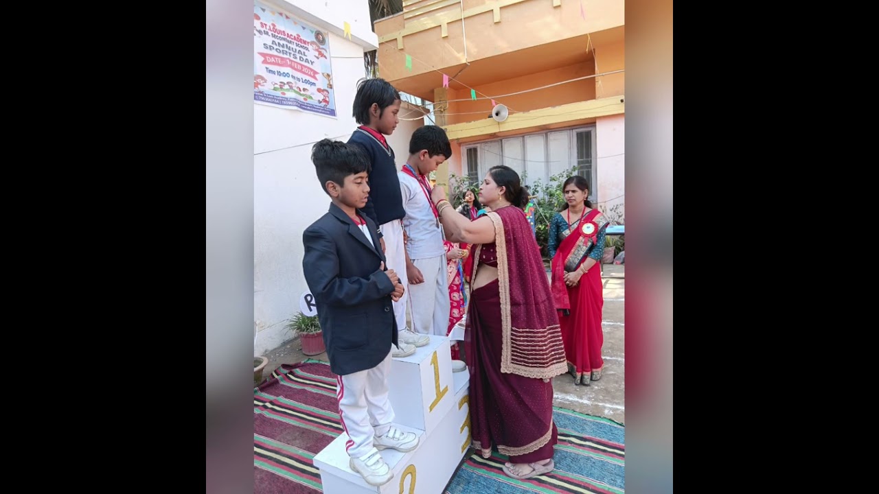 Annual sports meet at St Louis academy 💙 