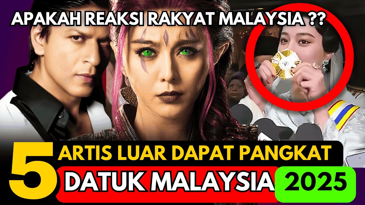 ISU HANGAT - BILA 5 ARTIS LUAR NEGARA BOLOT GELARAN DATUK