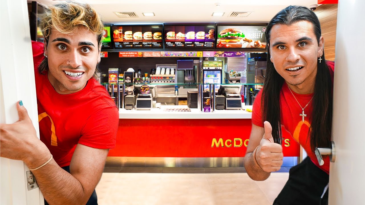 We Built a SECRET McDonald's in Our Room!