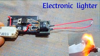 How to make plasma arc lighter |  electronic lighter