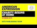 American expression e2079 charity begins at home