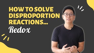 How To Solve Redox Disproportionation Questions