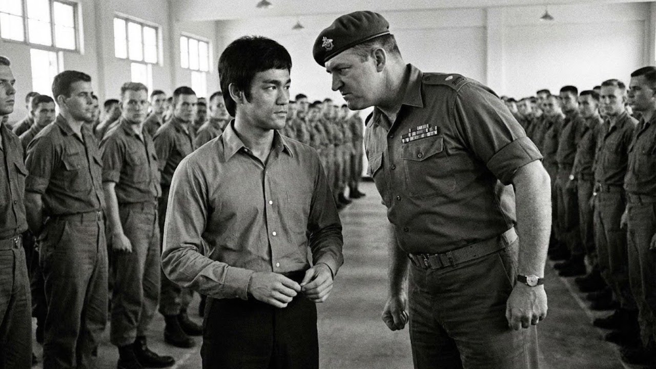 Bruce Lee Was Training 1000 Soldiers When a Commando Commander Said “Not Military” —12 Seconds Later