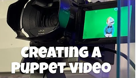 'Creating a Puppet Video' - Behind The Scenes Process #puppetry #puppet #puppetfilm #behindthescenes