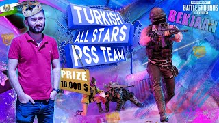 PUBG MOBILE STRIM - TURKISH ALL STARS TURNIR TOP 1 KEREK