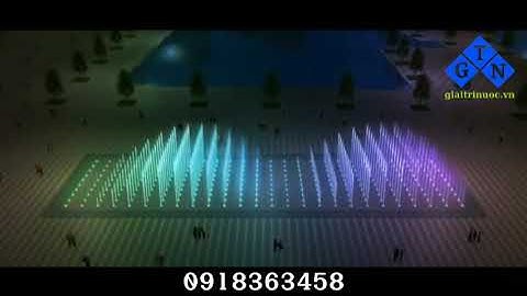 Thiết kế đài phun nước Hà Nội| Thiết kế 3d đài phun nước | Thi công đài phun nước tại hà Nội