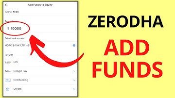 How to Add Funds in Zerodha | Zerodha Add Funds With UPI & Net Banking Method | Zerodha Basics