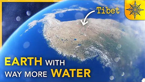 Geography of Earth with WAY More Water (+2000m)