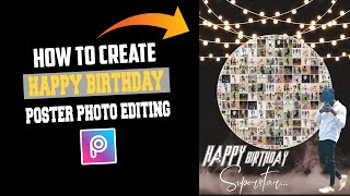 HOW TO CREATE HAPPY BIRTHDAY POSTER IN PICSART | BIRTHDAY BANNER EDITING | BIRTHDAY POSTER EDITING | screenshot 3