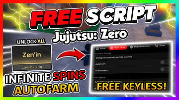 Jujutsu: Zero Script *NO KEY* - INF SPINS, AUTO RAID, AUTOFARM + More!