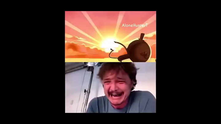 Pedro Pascal Crying at Regular Show