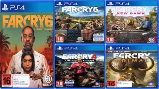 All 6 Far Cry Games On PS4 | Playstation 4