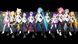 [MMD DANCE VERSION]Vocaloid Girl's-Galaxias!