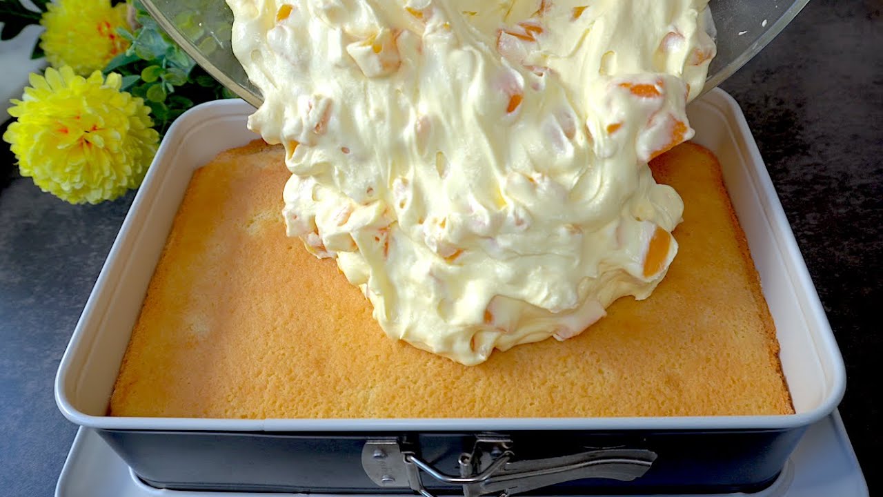 Простой торт за считанные минуты! Быстрый рецепт! Такой нежный и вкусный.