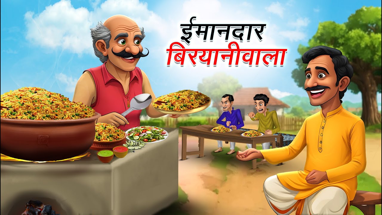 ईमानदार बिरयानीवाला | IMAANDAAR BIRYANIWALA | HINDI KAHANIYA | HINDI STORIES