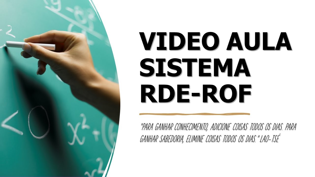 VIDEO AULA - SISTEMA RDE ROF - CONCEITOS E ACESSOS - YouTube