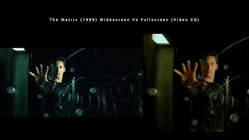 The Matrix  Widescreen Vs Full screen (Video CD)  Neo resurrect and become the one