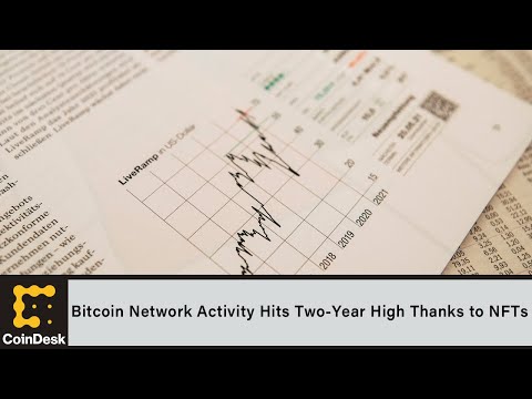 Bitcoin network activity hits two-year high thanks to nfts: cryptoquant