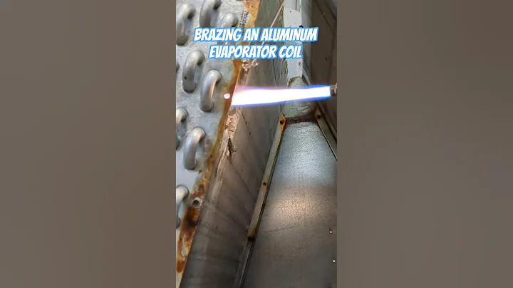 Yes you can fix aluminum coils! #wow #hvac #homerepair #aluminum #coil #leak #shorts #ac #fix #save