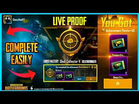EASY WAY TO GET FREE 5 PREMIUM CRATE COUPONS – DEATHBRINGER 5 ACHIEVEMENT IN PUBG MOBILE